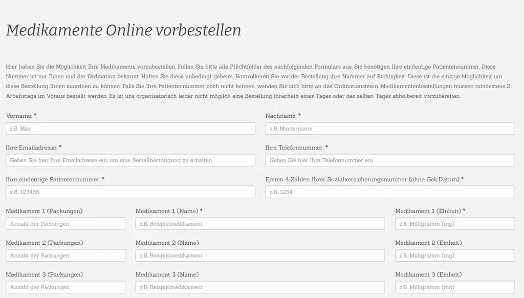 Rezept Online Bestellung